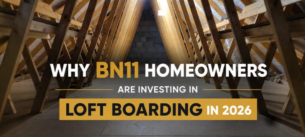 Loft Boarding BN11 Worthing creating safe and practical loft storage space