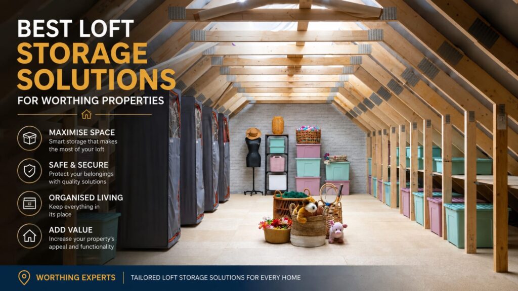 loft storage Worthing BN11 solution with raised loft boarding and insulation