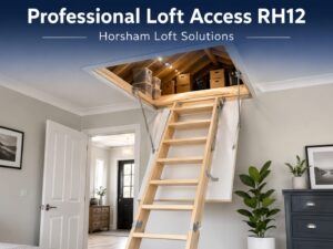 Professional Loft Access RH12 with loft boarding and loft ladder installation in Horsham