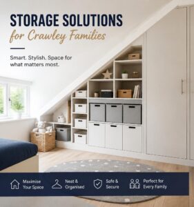 Loft Storage Crawley with raised loft boarding RH10