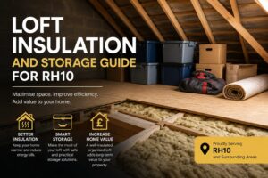 Loft Insulation and Storage RH10 solution for Crawley homes